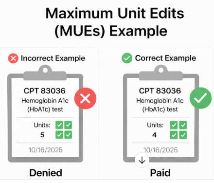 Maximum Unit Edits (MUE's)